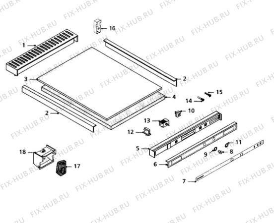 Взрыв-схема холодильника Zanussi ZF47/51FF - Схема узла Electrical equipment 268